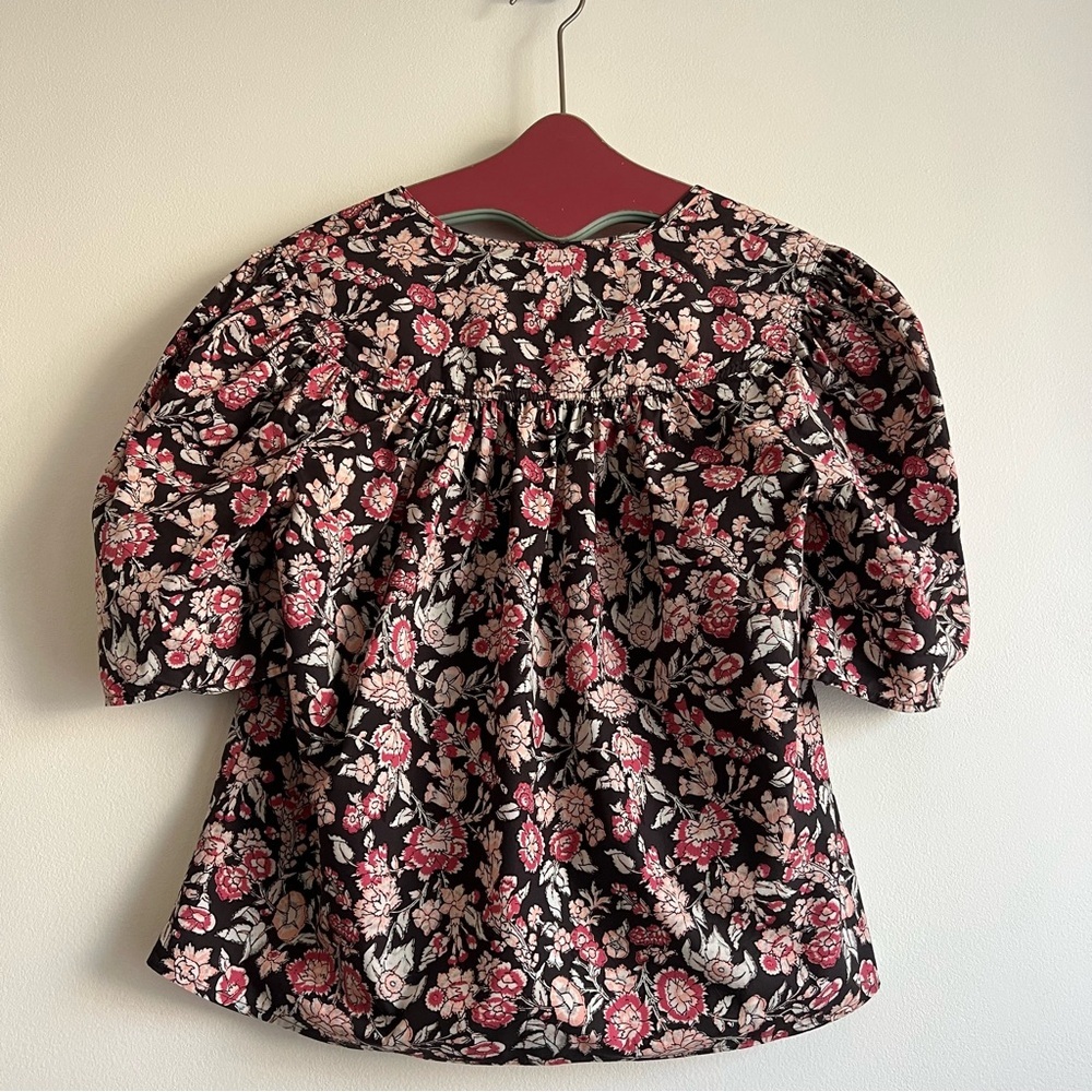 Rebecca Taylor La Vie Falaise Top in Floral Print - Picture 10 of 13